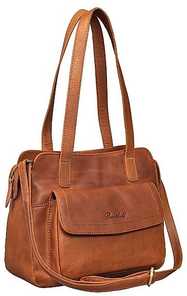 Benthill Handtasche Damen Echt Leder Henkeltasche Umhängegurt Vintage Tasch günstig online kaufen