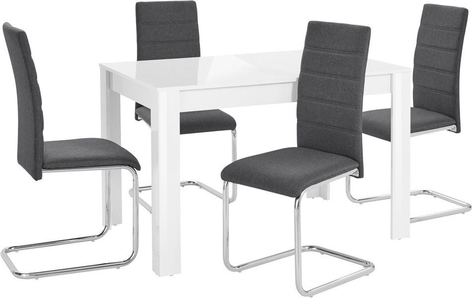 INOSIGN Essgruppe, (Set, 5-tlg), Hochglanz, 2 günstig online kaufen