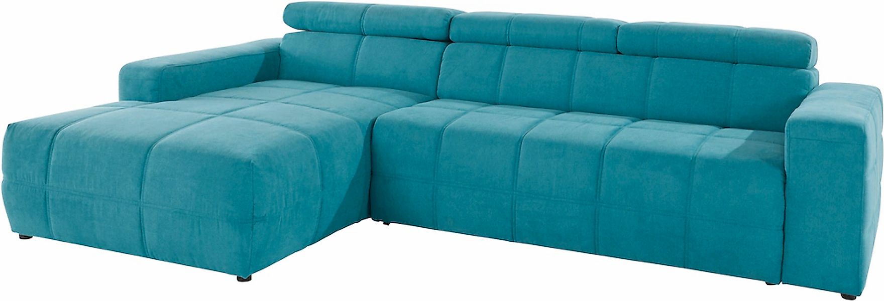 DOMO collection Ecksofa "Brandon B/T/H: 289/177/80 cm, whlw. mit Sitztiefen günstig online kaufen