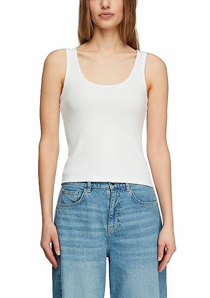 Comma Ripptanktop mit Rippstruktur günstig online kaufen