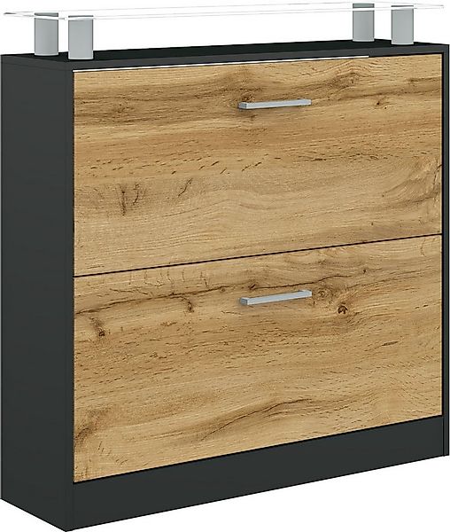 borchardt Möbel Schuhschrank Finn, Schuhregal, Schuhkipper für 12-16 Paar S günstig online kaufen