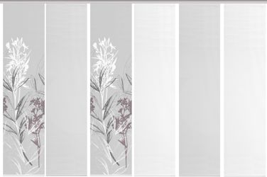 Vision S Schiebegardine "6ER SET SEMORA" Paneelwagen 6 Stk. tlg. HxB: 260x6 günstig online kaufen