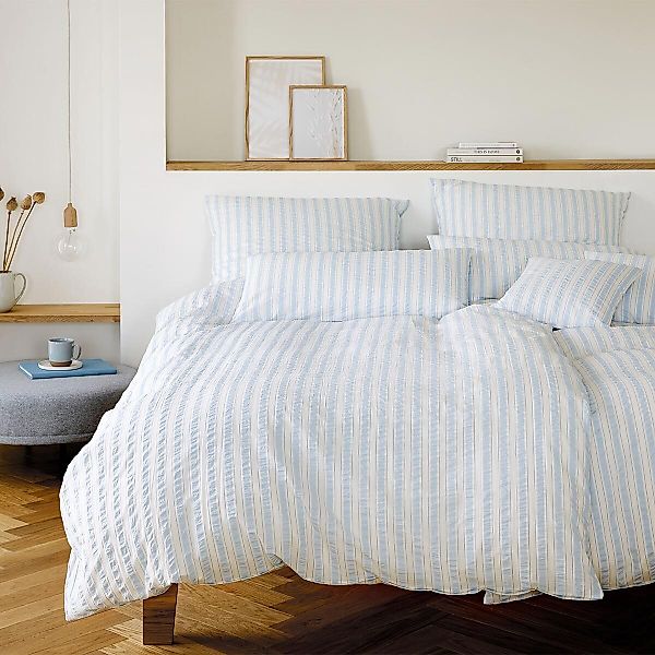 Elegante Bettwäsche, Seersucker, 2 teilig günstig online kaufen