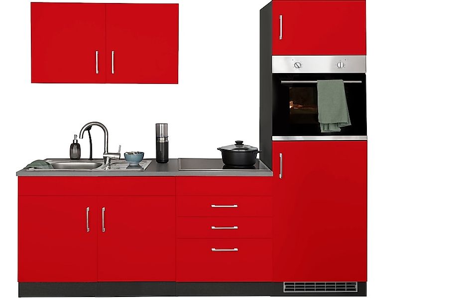 HELD MÖBEL Küchenzeile "Paris", ohne E-Geräte, Breite 220 cm günstig online kaufen