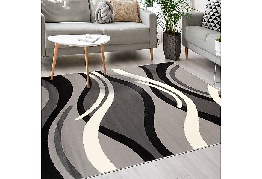 Mazovia Designteppich Modern Teppich Kurzflor Wohnzimmerteppich Robust und günstig online kaufen