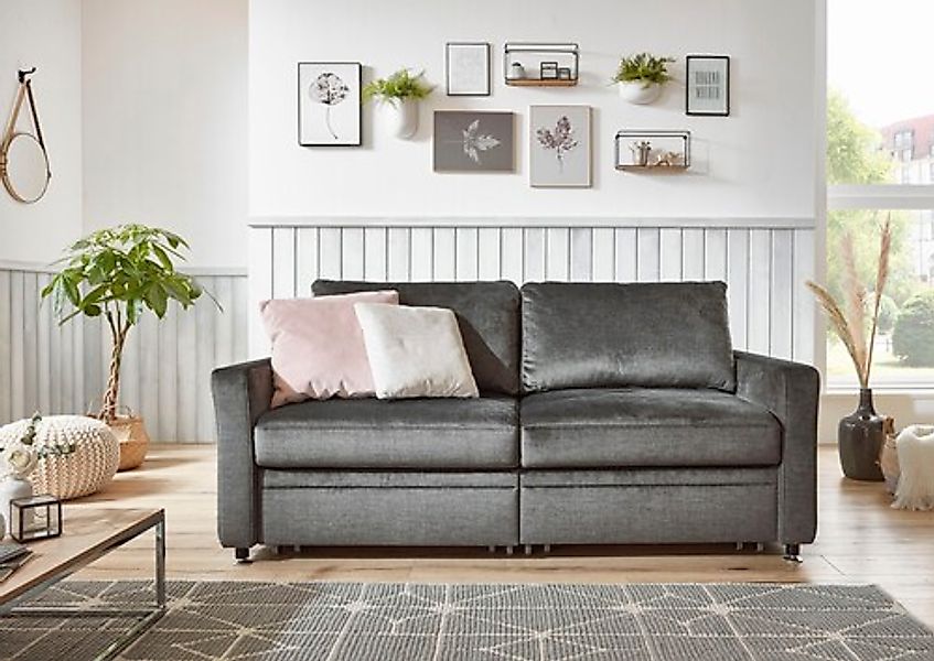 Die PlanBar Schlafsofa »MP-PD19021«, mit Längsschläferfunktion 80 bzw. 160x günstig online kaufen