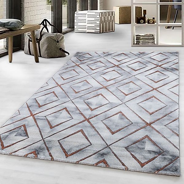 Ayyildiz Teppiche Teppich "NAXOS 3811" rechteckig 12 Höhe Wohnzimmer günstig online kaufen
