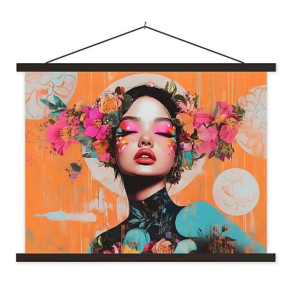 MuchoWow Poster Porträt - Frau - günstig online kaufen