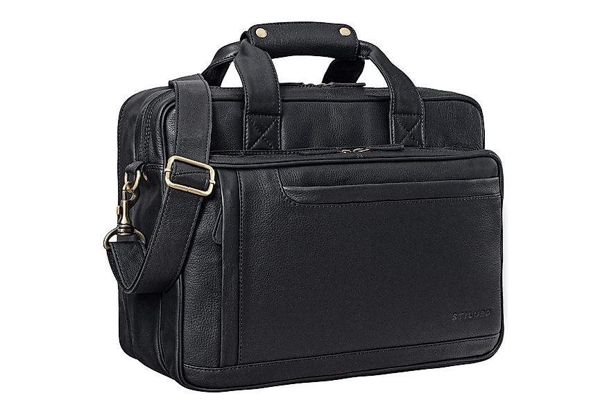 STILORD Aktentasche "Excelsior" XXL Aktentasche Herren Leder Große Laptopta günstig online kaufen