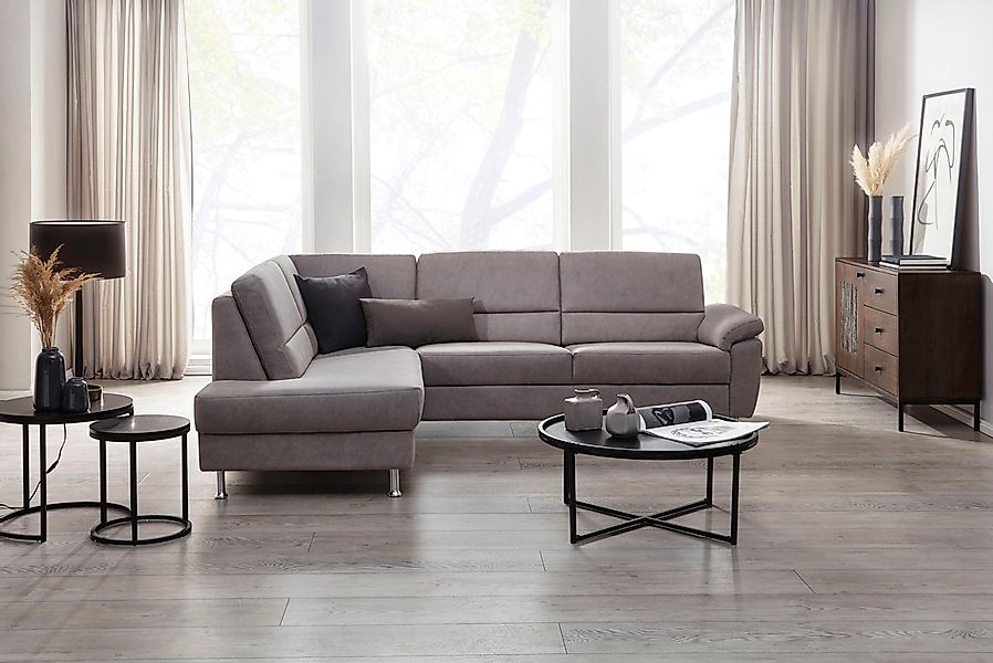 CALIZZA INTERIORS Ecksofa "Onyx L-Form", Ottomane links oder rechts, wahlwe günstig online kaufen