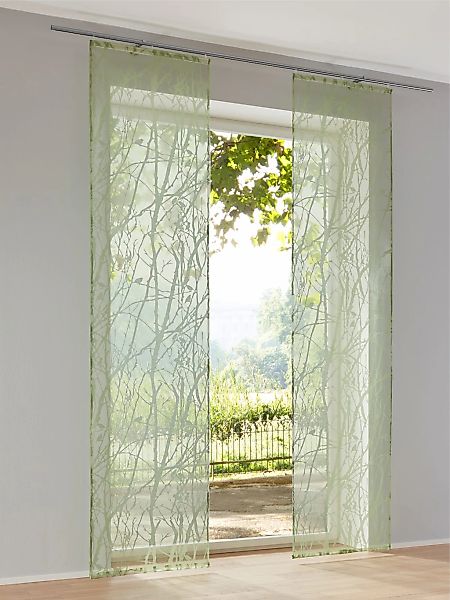 heine home Schiebegardine Klettband 1 Stk. tlg. günstig online kaufen