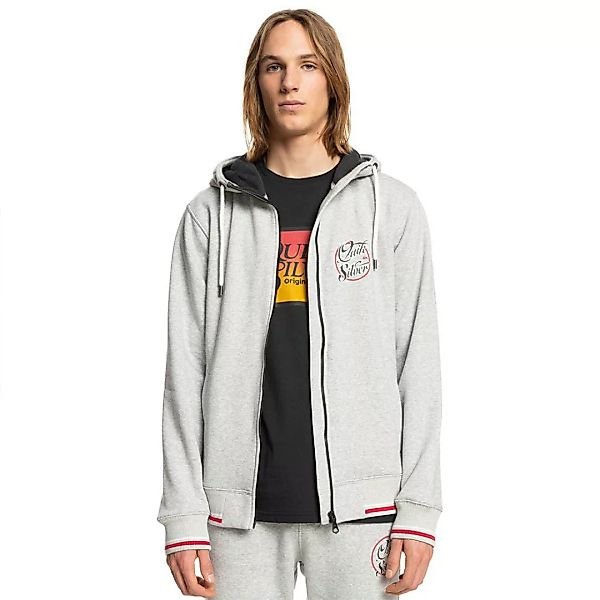 Quiksilver Sportsline Block Sweatshirt Mit Reißverschluss M Light Grey Heat günstig online kaufen
