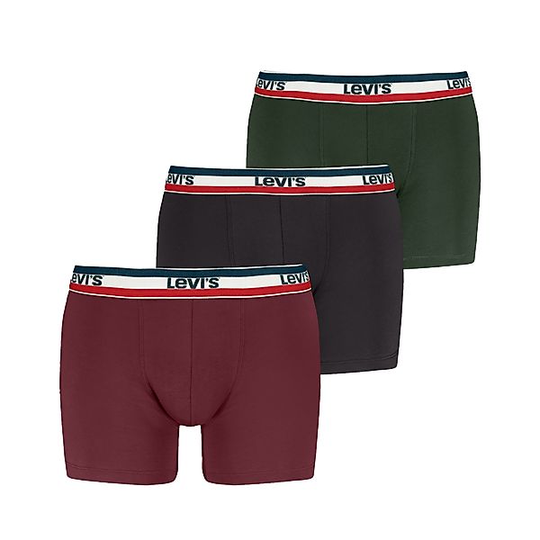 Levis Boxershorts "LEVIS MEN SPRTSWR LOGO BOXER BRIEF 3P", (Packung, 3er Pa günstig online kaufen