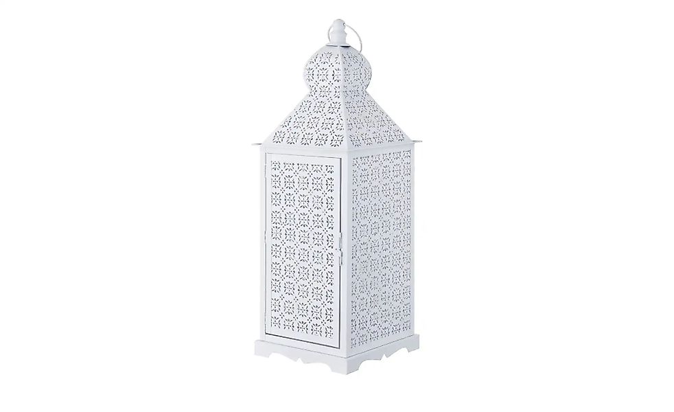 Laterne   ¦ weiß ¦ Metall ¦ Maße (cm): B: 35 H: 72 T: 35.0 Accessoires > Ke günstig online kaufen