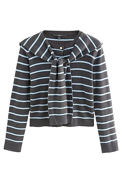 Next Rundhalspullover Cardigan mit Rundhalsausschnitt und günstig online kaufen