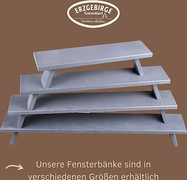 Weigla Schwibbogen-Fensterbank "Weihnachtsdeko, Made in Germany", aus Holz, günstig online kaufen