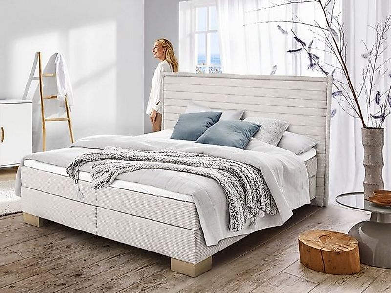 SANSIBAR Living Boxspringbett Boxspringbett SANSIBAR LANGEOOG Box-Spring-Be günstig online kaufen