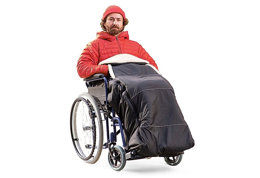 novely® Fußsack KARLO Rollstuhl-Fußsack Lammwolle/Polyester für Rollstühle günstig online kaufen