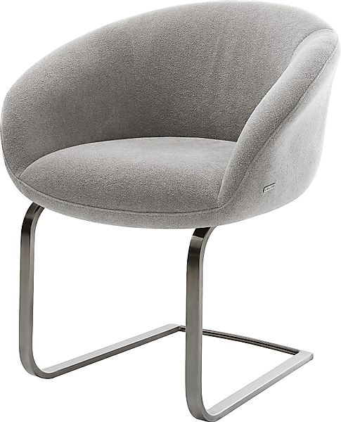 DELIFE Polsterstuhl Vinka-Flex, mit Armlehnen Freischwinger günstig online kaufen