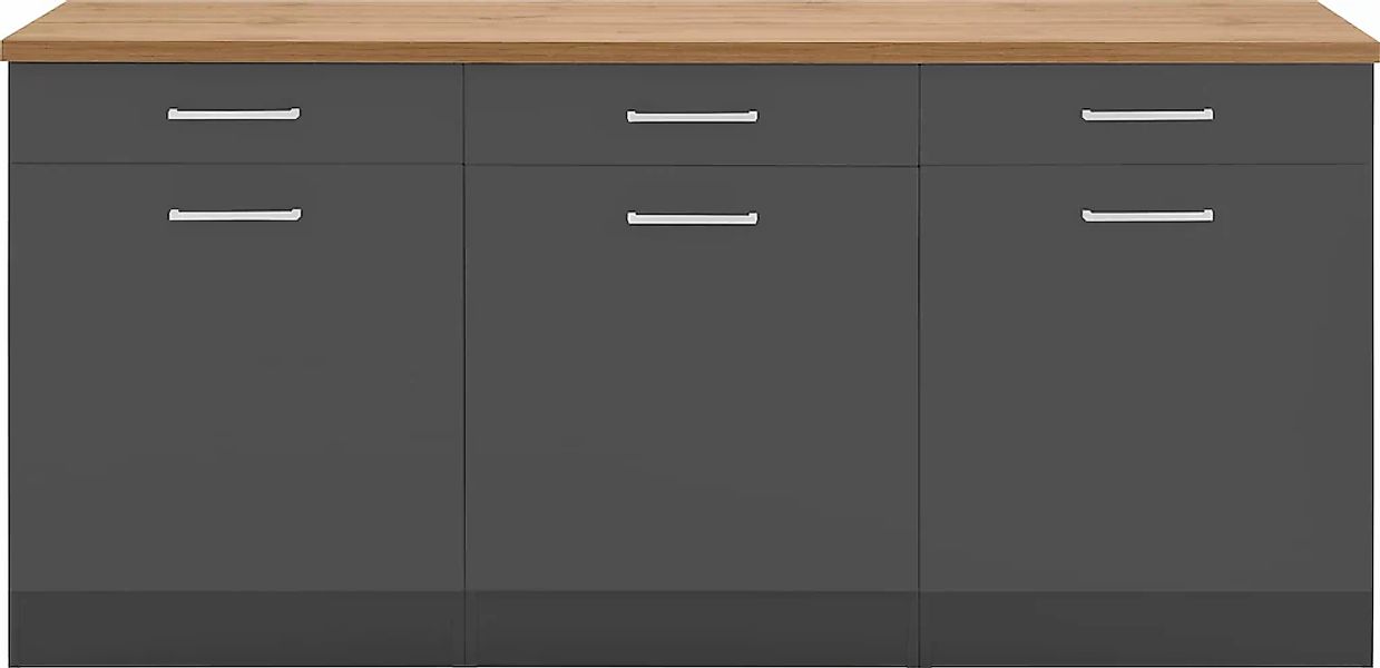 KOCHSTATION Unterschrank "KS-Kehl" Breite 180 cm günstig online kaufen