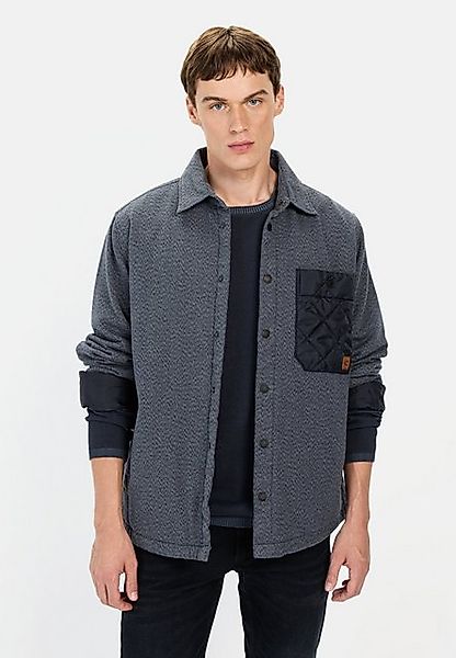 camel active Hemdjacke aus reiner Baumwolle Markenlabel günstig online kaufen