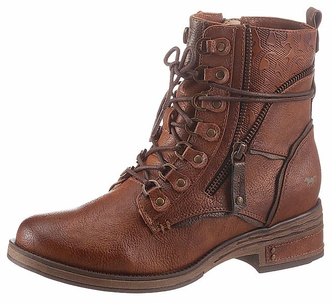 Mustang Shoes Schnürstiefelette günstig online kaufen