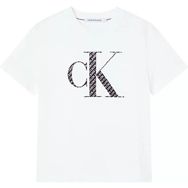 Calvin Klein Jeans  T-Shirt SATIN BONDED FILLED CK TEE günstig online kaufen