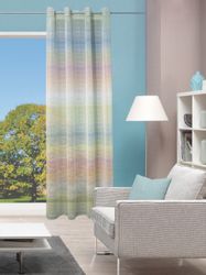 HOME WOHNIDEEN Vorhang "RAINBOW" Ösen 1 Stk. tlg. Ösenschal Querstreifen RA günstig online kaufen