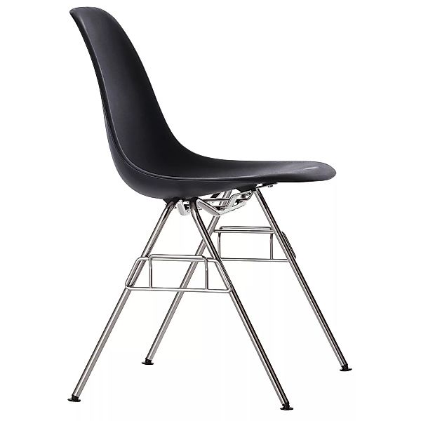 Vitra - Eames Plastic Side Chair DSS-N - tiefschwarz/Sitzschale Polypropyle günstig online kaufen