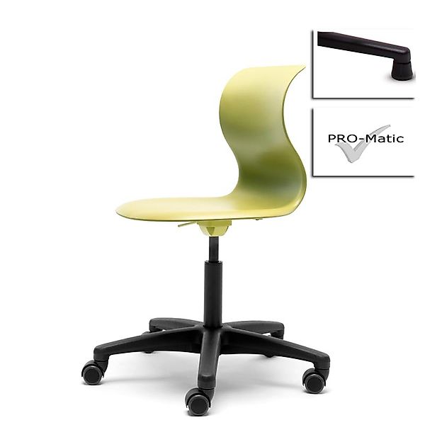 Kinderstuhl Pro 5 kiwigrün Polyamid Filzgleiter Ja (+45€) günstig online kaufen