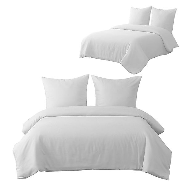 REDOM Bettwäsche Bettbezug Ganzjahres Bettwäsche-Set, 2 günstig online kaufen