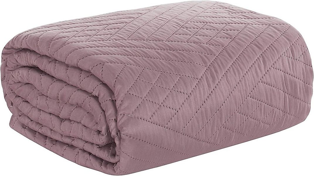 Design91 Bettüberwurf Zweiseitige Decke, dekorative Decke ganzjährige Sofad günstig online kaufen