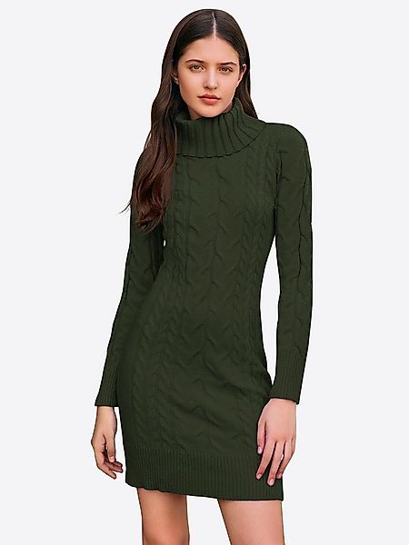 Imily Bela Strickkleid Damen Langarm Rollkragen pullover mit enger (Packung günstig online kaufen
