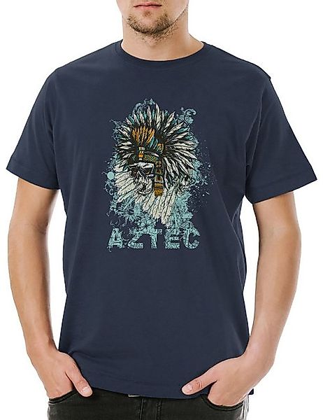 Urban Backwoods Print-Shirt Urban Backwoods Dead Aztec Chief Herren T-Shirt günstig online kaufen