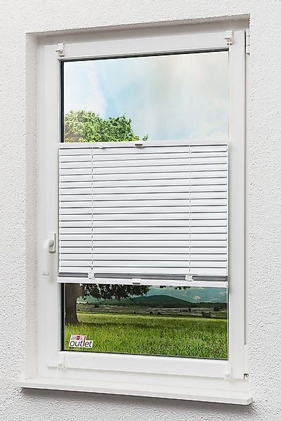 LYSEL® Jalousie Alu 25mm klemmen Weiß, HxB 130x45cm günstig online kaufen