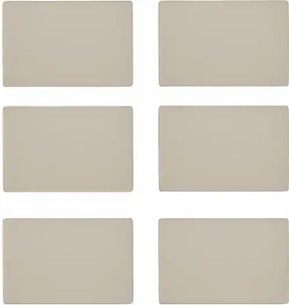 Zeller Present Platzset, (Set, 6 St.), Kunstleder, metallic, 30x45 cm günstig online kaufen