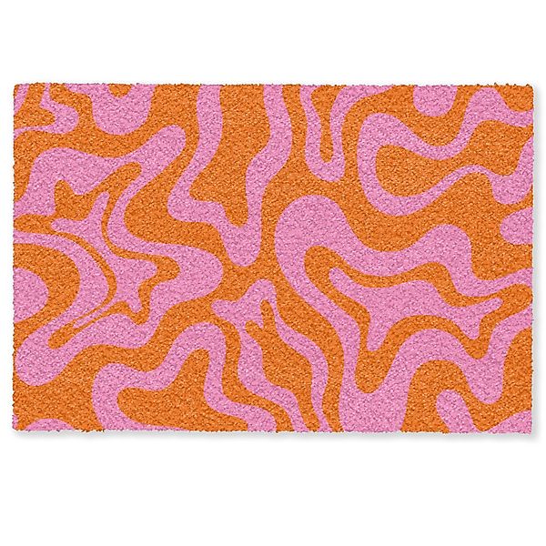 MuchoWow Fußmatte Muster - Rosa - günstig online kaufen