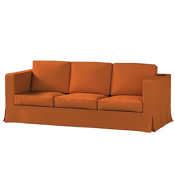Bezug für Karlanda 3-Sitzer Sofa nicht ausklappbar, lang, Karamell, Bezug f günstig online kaufen