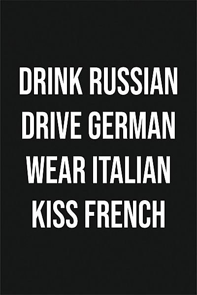 queence Acrylglasbild "Spruch" Schriftzug  Schwarz-Weiß  Sprüche  Sprüche & günstig online kaufen