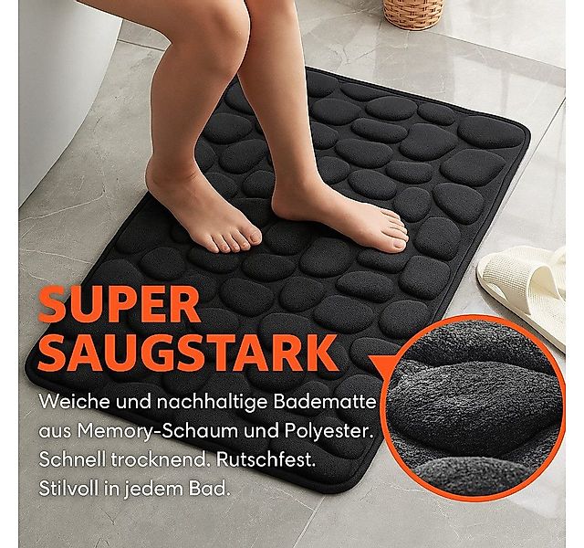 Euroshowers GmbH Badematte Rimini, Badematte, Badvorleger, Badezimmer Teppi günstig online kaufen