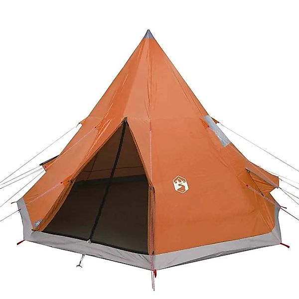 vidaXL Tipi-Campingzelt 4 Personen Orange Wasserdicht 94382 günstig online kaufen