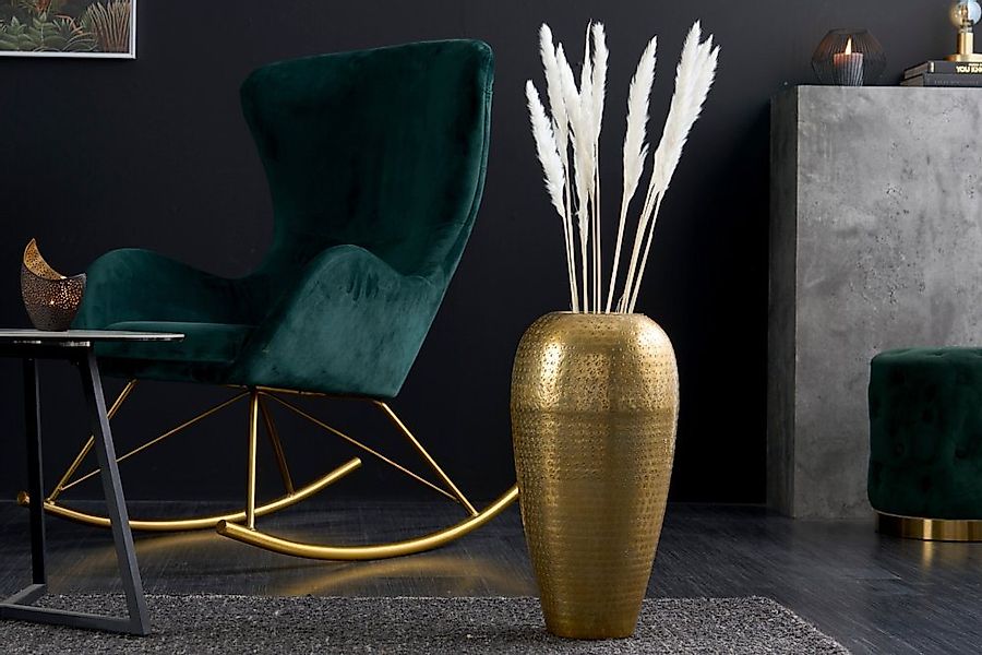 riess-ambiente Bodenvase ORIENTAL 50cm gold (Einzelartikel, 1 St), Deko · B günstig online kaufen