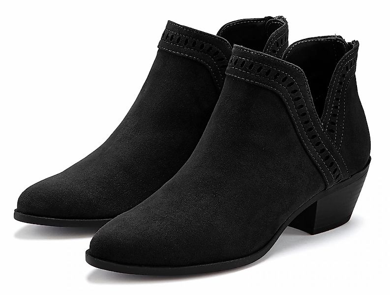 LASCANA Cowboy Stiefelette Cowboy Boots, Western Stiefelette, Ankleboots mi günstig online kaufen