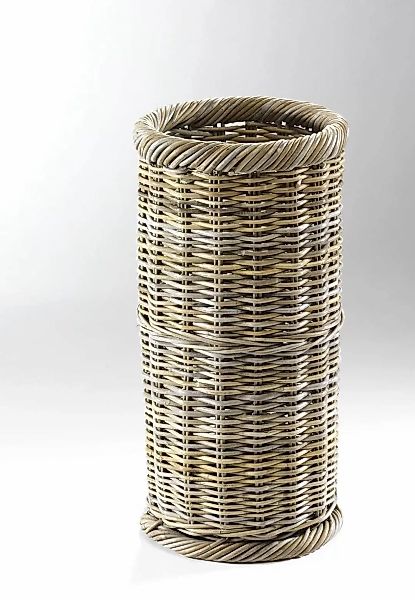 locker Schirmständer, rund, Ø 28 cm, aus Rattan günstig online kaufen