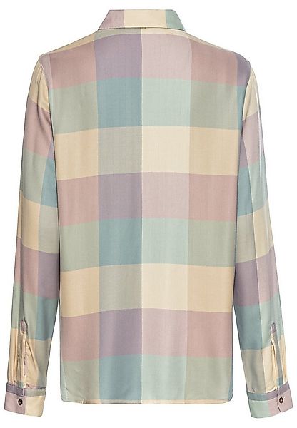 camel active Langarmbluse Karierte Bluse aus Viskose günstig online kaufen
