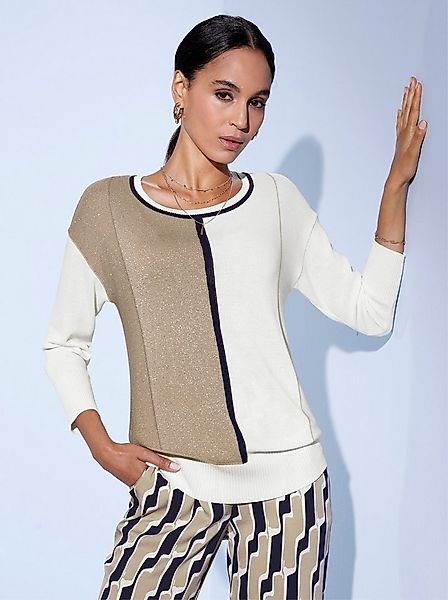 creation L Strickpullover Pullover 3/4-Arm Jersey, Links-Strick günstig online kaufen