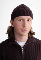 MELA Strickmütze Unisex Kurze Rippstrick Mütze günstig online kaufen