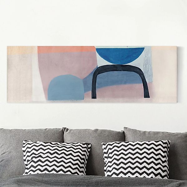 Leinwandbild Abstrakt - Panorama Multiform II günstig online kaufen