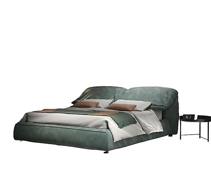 JVmoebel Bett Italienische Möbel Doppel Schlazimmer 180x200cm Betten Leder günstig online kaufen