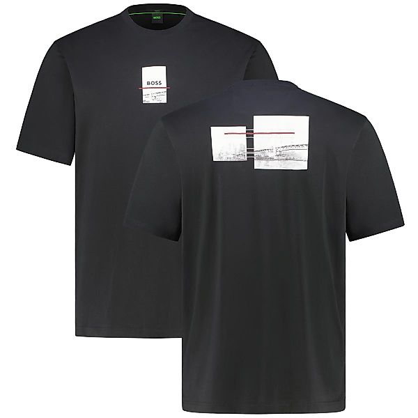 BOSS T-Shirt mit Elasthan Farbe schwarz Größe: 4XL günstig online kaufen